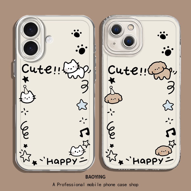 线条小猫适用vivo手机壳