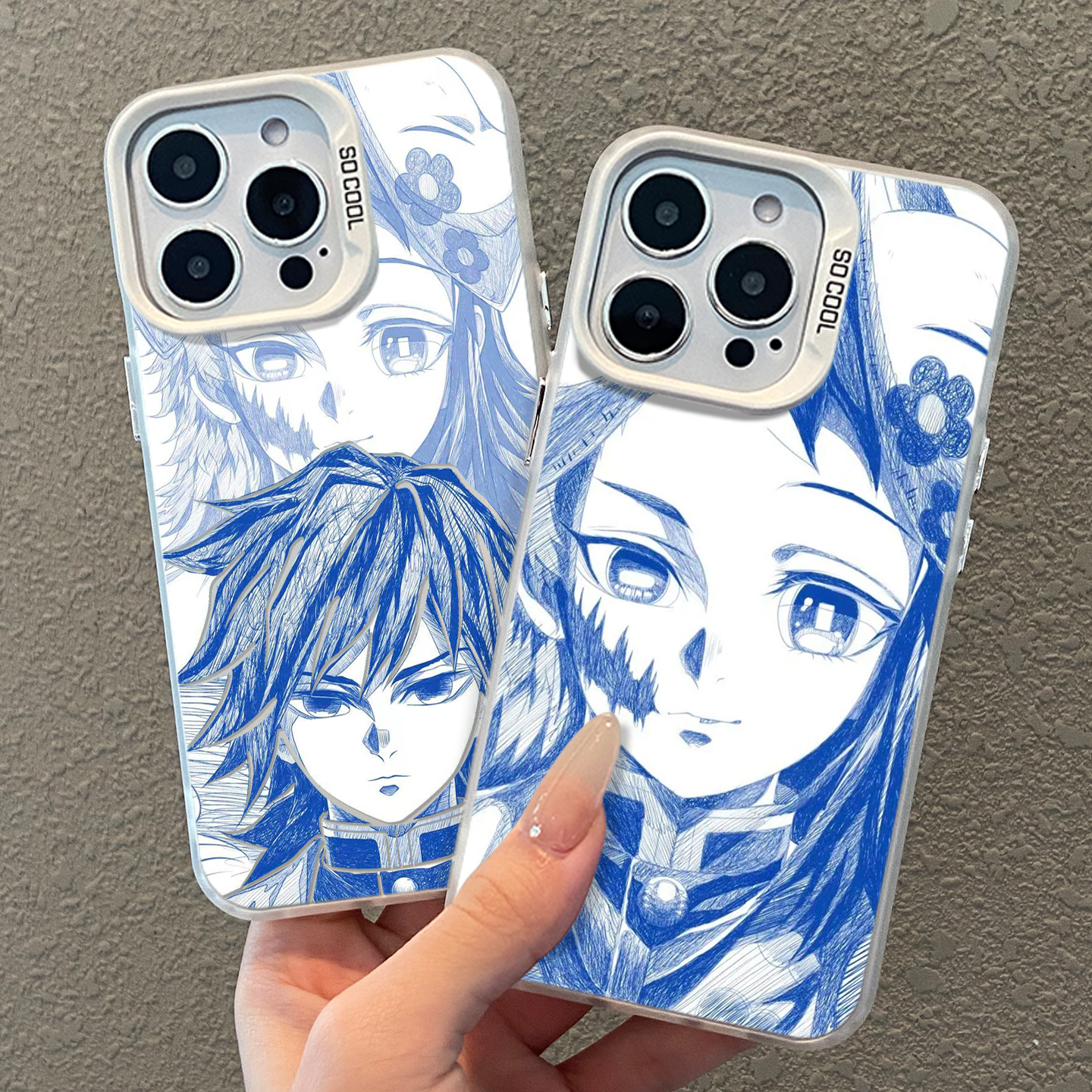 鬼灭之刃彩银适用华为手机壳