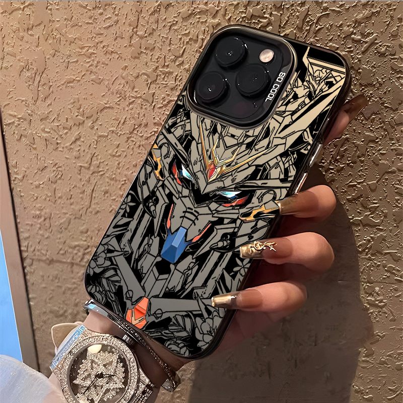 机甲彩银壳适用于华为手机壳