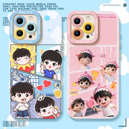 Q版莎莎适用苹果手机壳