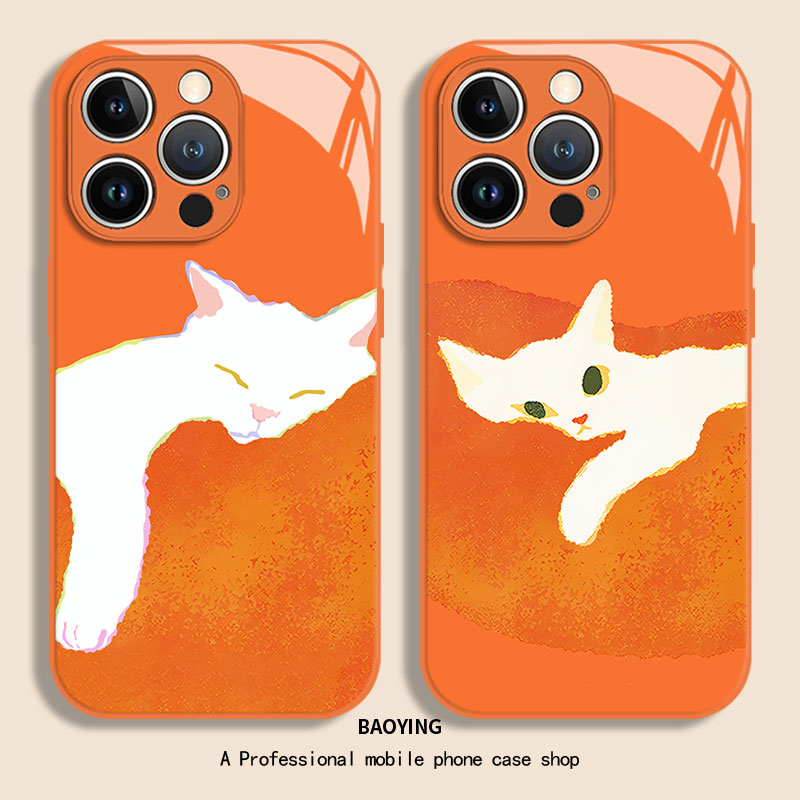 慵懒猫咪适用iqoo15手机壳