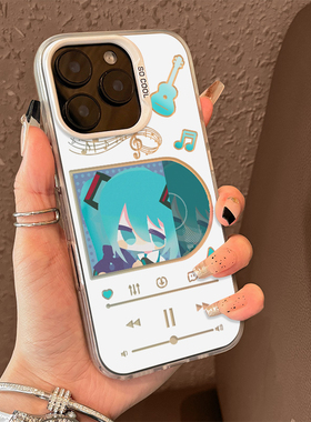 初音未来适用一加13T手机壳miku动漫z9turbo+至尊iQOO12二次元neo10彩银11Pro日系7R周边8可爱6se/1+ace5套3v