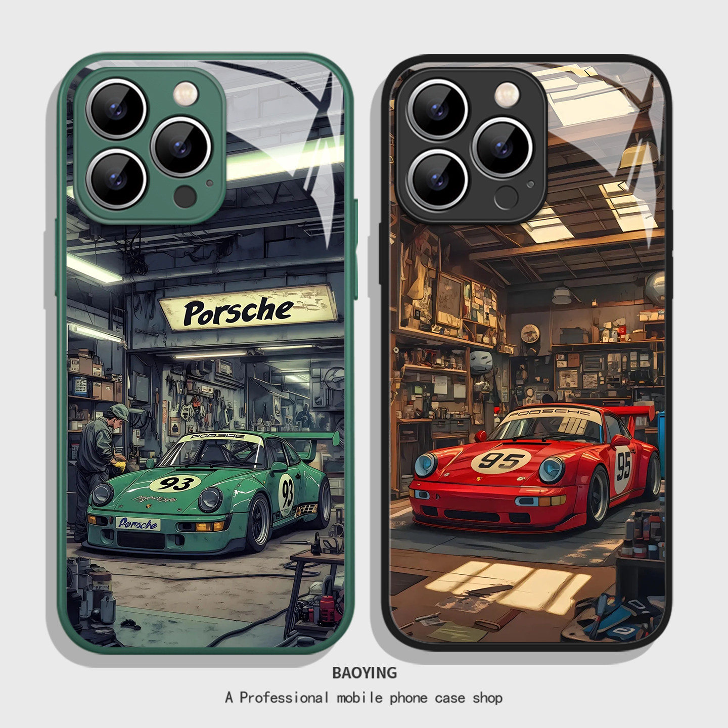 超酷跑车玻璃适用华为手机壳