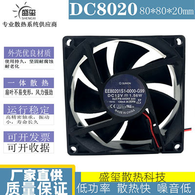 原装戴尔OptiPlex390 8020 12V 1.56W EE80201S1-0000-G99 风扇