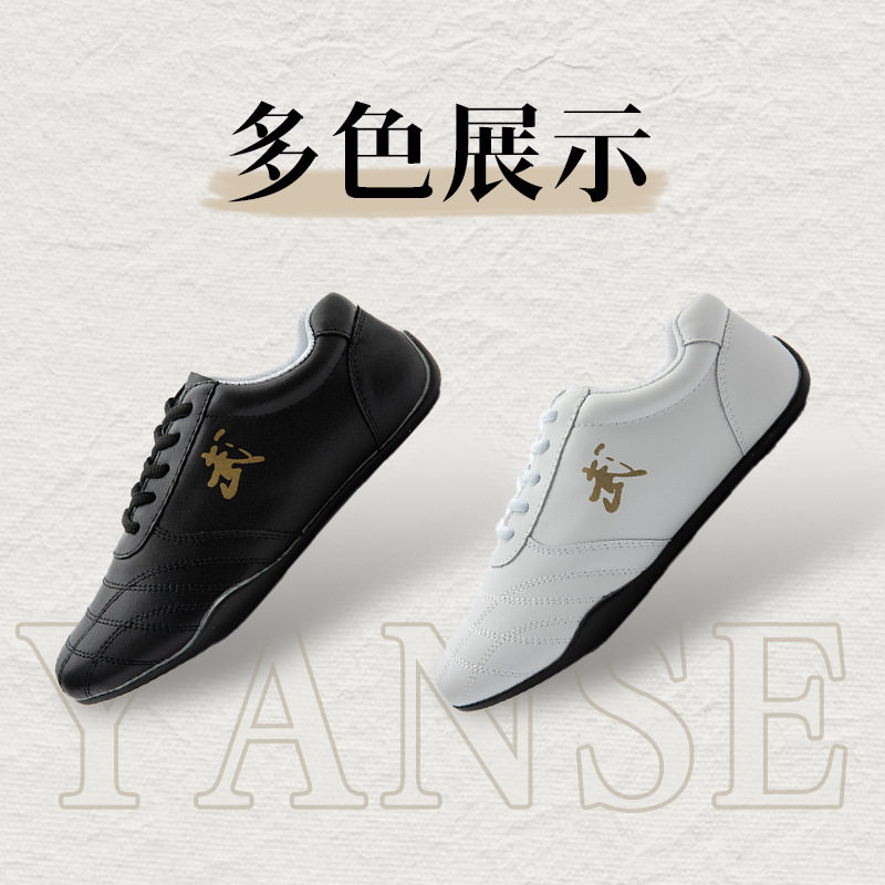 真皮专业男练功鞋太极鞋武术鞋老