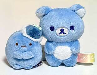 轻松熊雨过天晴系列A晴天小熊毛绒玩偶公仔包挂件装饰送女朋友礼