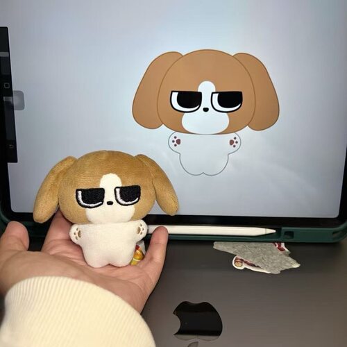 Jcat原创超萌手作暹罗厘普比格多栋10cm小狗挂件比格玩偶挂件礼物