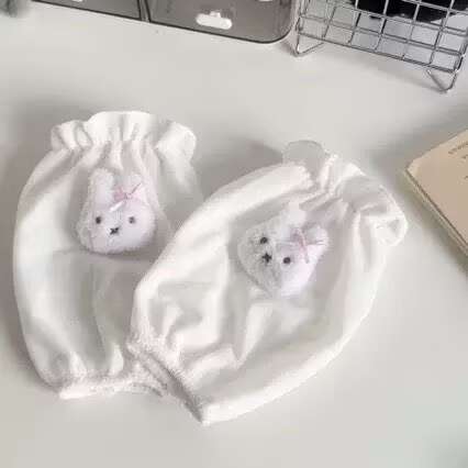 秋冬可爱米菲兔新款袖套加长款学生毛绒袖头羽绒服防污耐脏护袖套