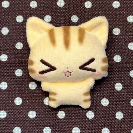 古早风小猫可爱毛绒公仔wink呆萌猫咪无属性创意背包挂件装饰礼物