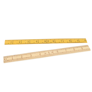 竹尺市尺厘米尺测量服装划线打样尺15 /20/30厘米钢尺手工diy工具