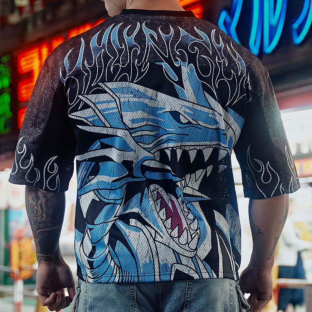 游戏王速干宽松大码t恤运动休闲