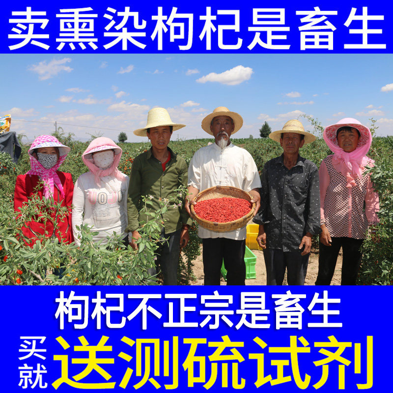 头茬枸杞子宁夏特级500g免洗正宗中宁枸杞茶男肾红构杞大粒苟纪干