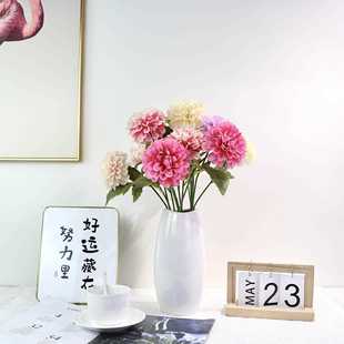 饰餐桌摆件花瓶插花婚礼仿真花 仿真暗香北欧轻奢风家居装