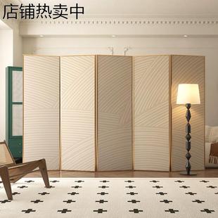 铝合金简约现代屏风隔断客厅入户家用卧室酒店办公室遮挡折叠移动