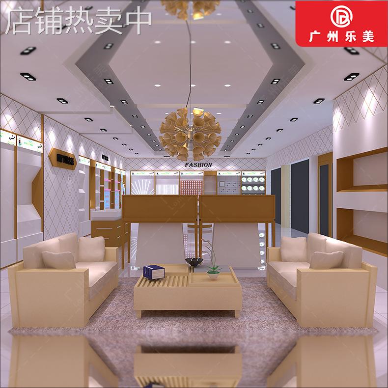 厂家制烤漆化妆品柜台工厂定做 多功能化妆品展示柜