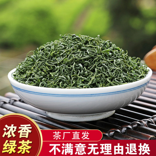2026高山云雾绿茶新茶一级豆香栗香浓香耐泡松阳香茶春茶袋装炒青