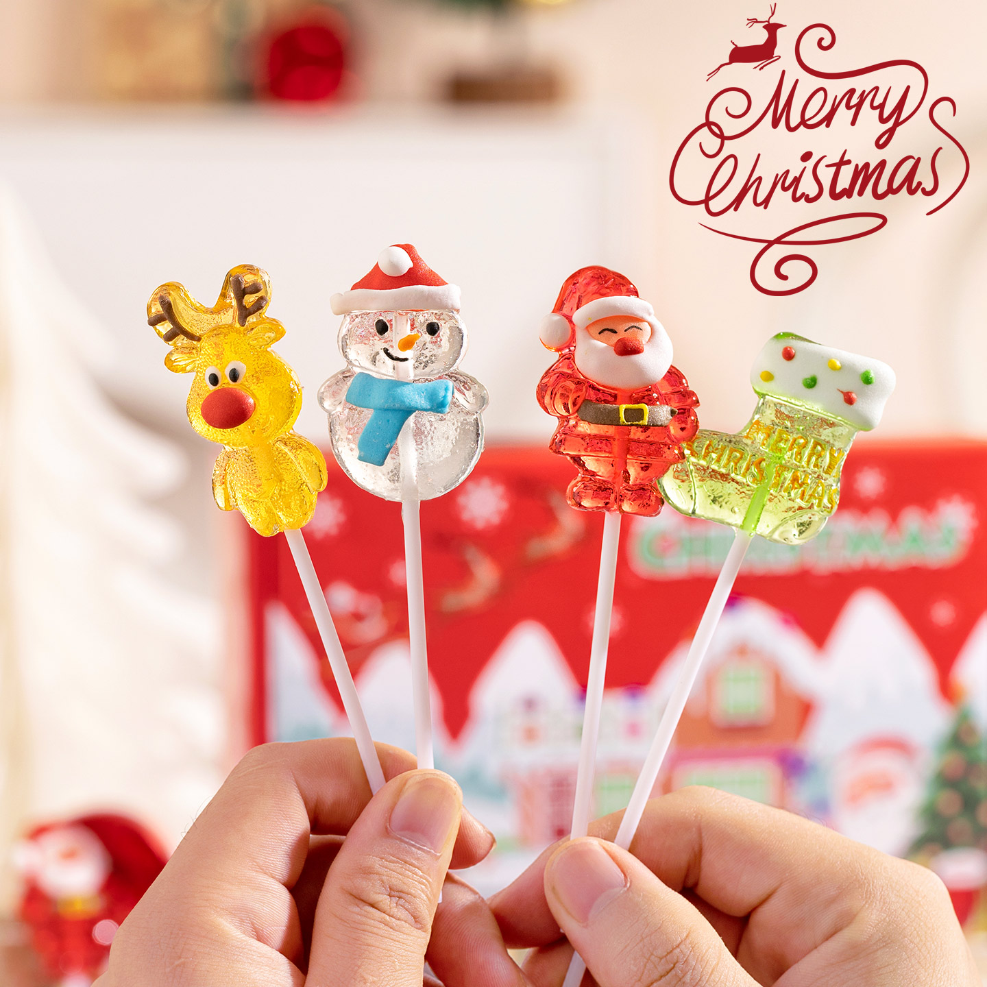 圣诞节糖果棒棒糖平安夜礼物