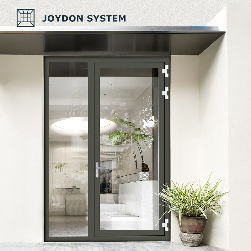 正典q01平齐门 系统断桥铝合金商铺阳台小区门面隔音保温平开门