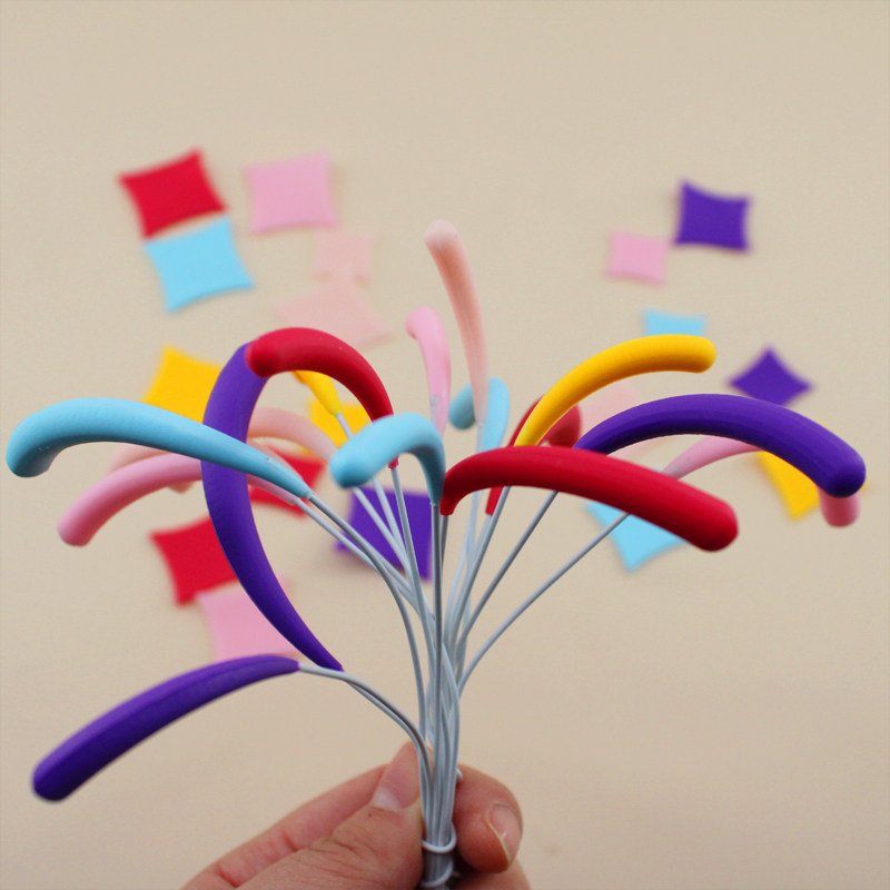 2026新款新年软胶彩色礼花蛋糕装饰插件火花新年氛围感装扮插件,节庆用品/礼品,蛋糕/烘焙装饰用品,淘宝优惠券,粉丝福利购,淘宝优惠卷