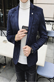 麂皮绒韩版修身西服1606-DX01-P115，男装西服，星座1606