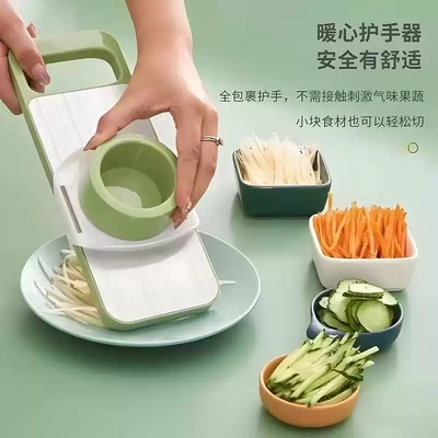 多功能切菜神器家用土豆丝刨丝器粗丝厨房插菜切片机切丝器擦丝器