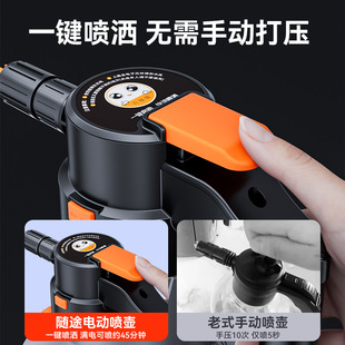 电动洗车泡沫喷壶家用洗车液打泡沫高压pa壶工具全套增压加压