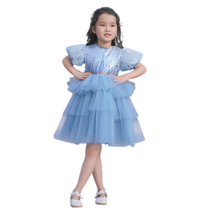 2026春装新款女童连衣裙春秋中大童儿童小裙子童装夏季洋气公主裙