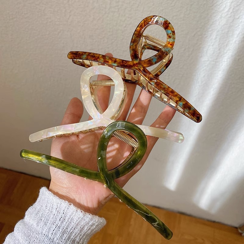 新款醋酸板材金属抓夹高级感时尚