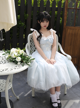 【闪闪发光的小贝妮】月桂树LOLITA原创洋装洛丽塔可爱芭蕾仙女裙