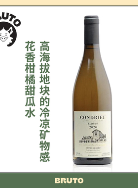 BRUTO帕克90分 矿物质感Condrieu 隆河新星Gerard Xavier维欧尼白