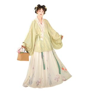 明制新款原创汉服女古装2026爆款交领琵琶袖中国风马面裙日常春夏