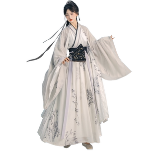 宋制原创汉服交领男女款齐腰魏晋风古装武侠风日常情侣套装春秋款