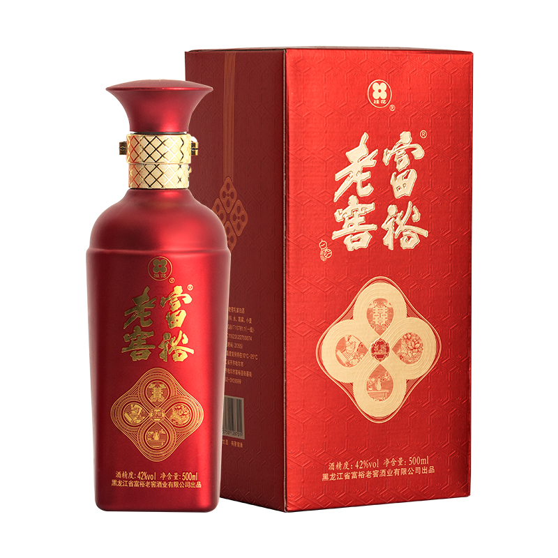 富裕老窖500ml白酒42°