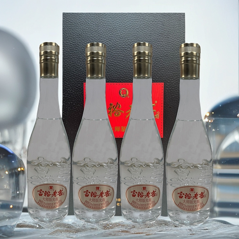52度大师版光瓶4瓶装白酒