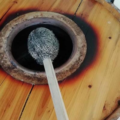 烤饼炉钢丝球刷耐高温清洁球带柄不锈钢烧饼炉子木桶炉长木柄刷子