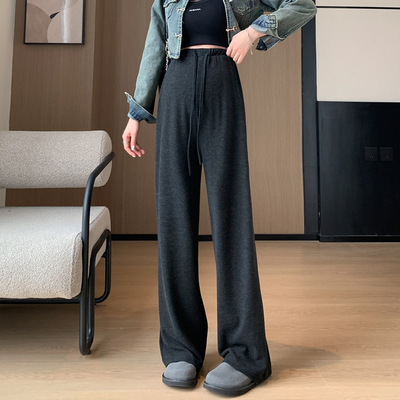 孕妇裤子春秋季外穿阔腿裤不勒肚子无托腹小个子2026新款孕期秋装 — 7