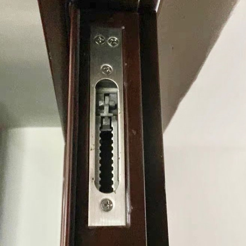 子母门大门天地插销加长齿式中控双开防盗暗插销不锈钢隐形门插销