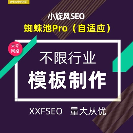 小旋风蜘蛛池Pro模板制作小旋风SEO蜘蛛池网站定制网页仿HTML源码