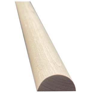 定制榉木松木半圆形实木线条圆弧四分之一滴水槽收口装饰柱封边贴