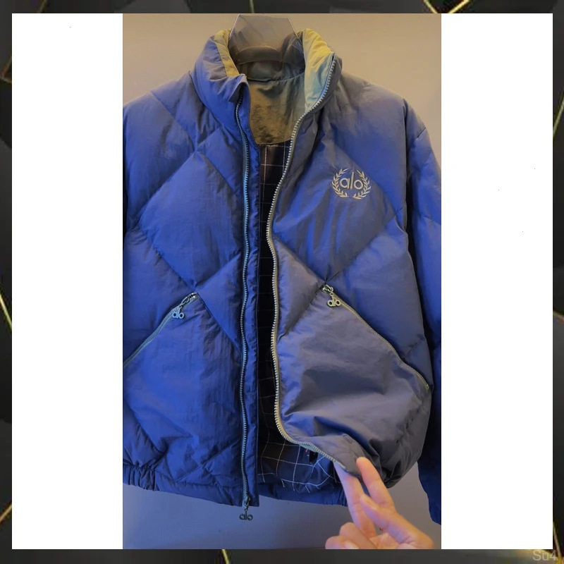 ALO男装上衣阿洛高级感男款外套棉服休闲百搭潮冬装男士宽松韩版