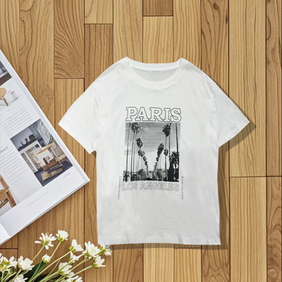 【雷哥来了】南法老钱印花短袖T恤2448