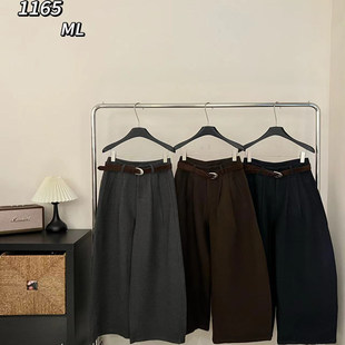 1165 休闲极简阔腿休闲裤 萍姐精选