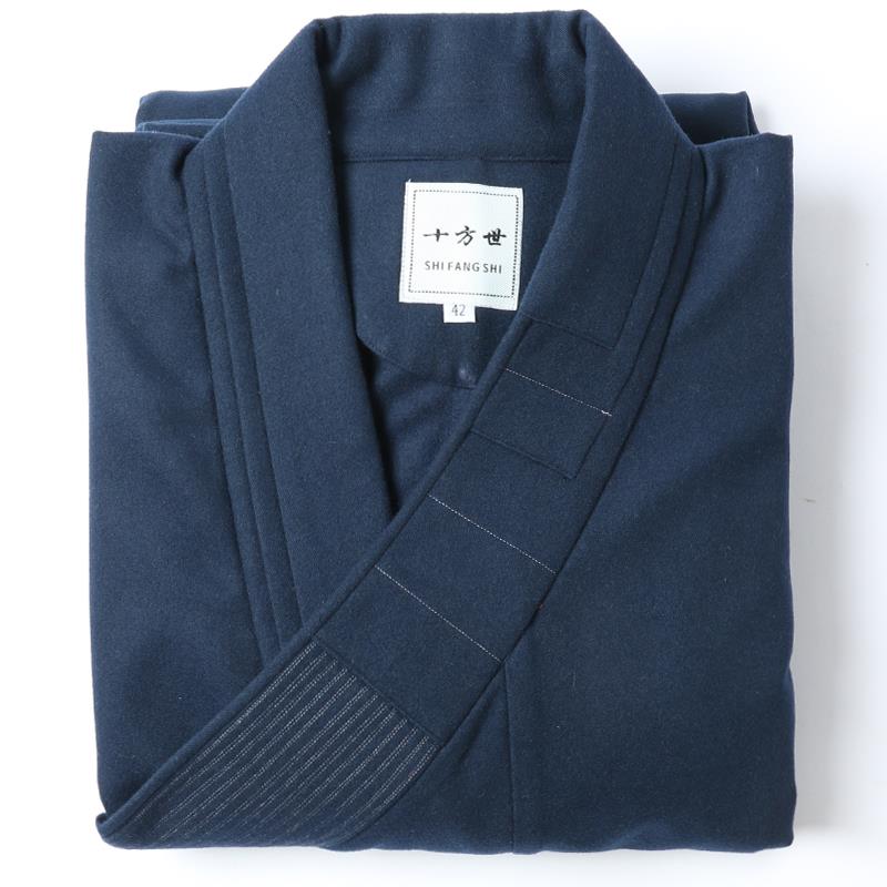 新品秋冬季出家师父长褂僧服毛呢