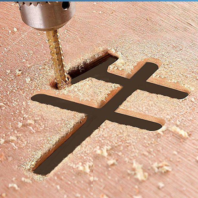 锯齿拉花钻头手电钻模型麻花多功能拉槽木工锯钻合一多用打孔开孔