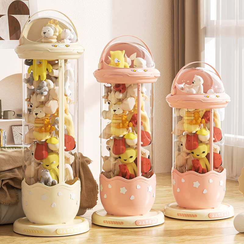 娃娃收纳桶玩具整理儿童公仔神器家用玩偶透明拉链毛绒玩具收纳筒,收纳整理,毛绒玩具收纳桶/箱,淘宝优惠券,粉丝福利购,淘宝优惠卷