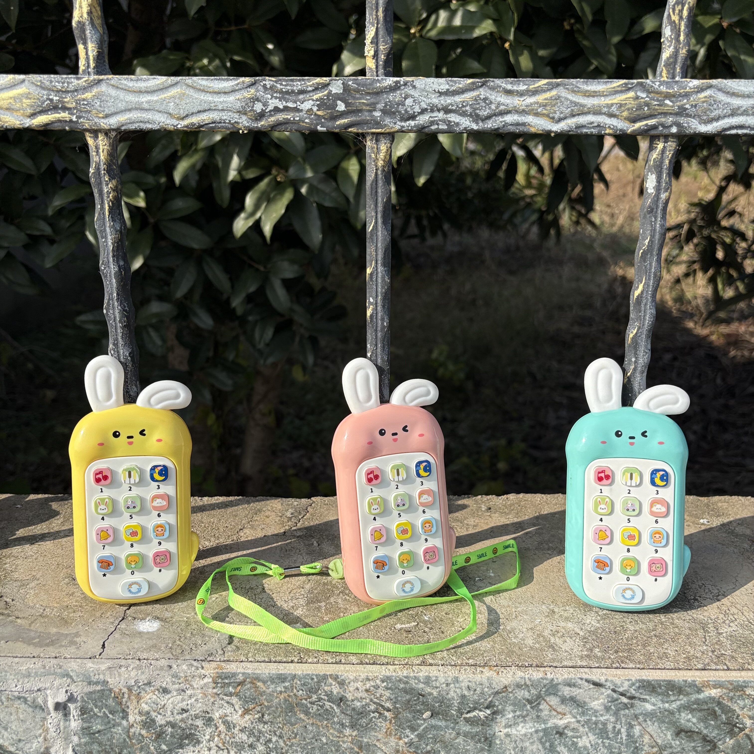 益智早教数字打电话萌兔子音乐手机玩具婴幼儿童宝宝1-2岁12个月9