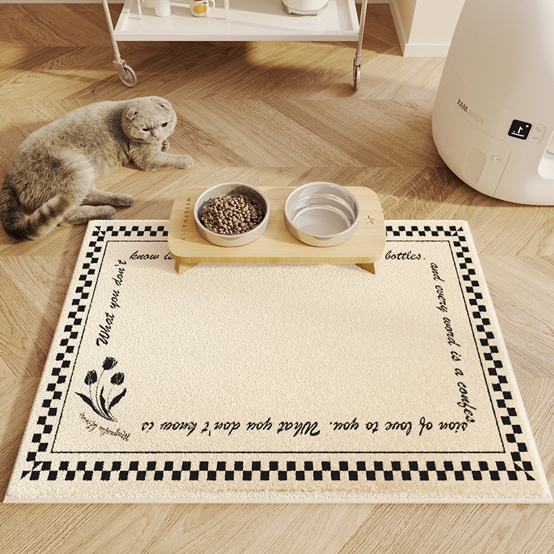 狗狗窝冬季保暖地毯轻奢感中古羊羔绒垫子狗笼子猫窝垫子冬天