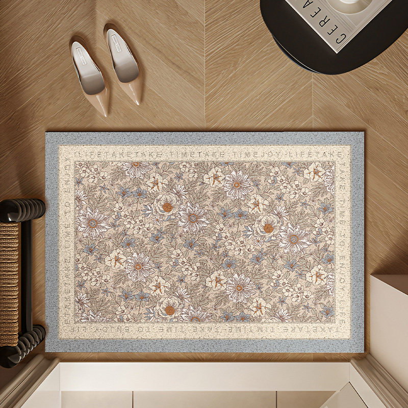 入户门地垫2025新款高级感进门门口蹭土丝圈脚垫耐脏防滑可裁剪