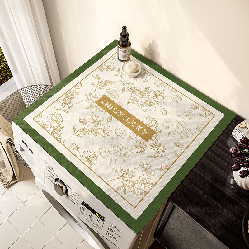 滚筒式洗衣机盖布美式防尘罩免洗