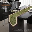 桌旗法式 复古轻奢高端餐桌旗布长条茶几桌布电视柜斗柜边柜盖布